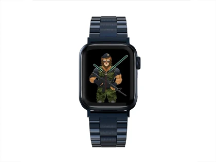 بند فلزی اپل واچ 42 و 44 میلی‌متر گرین Green Apple Watch 42/44mm Metallic Grande Strap