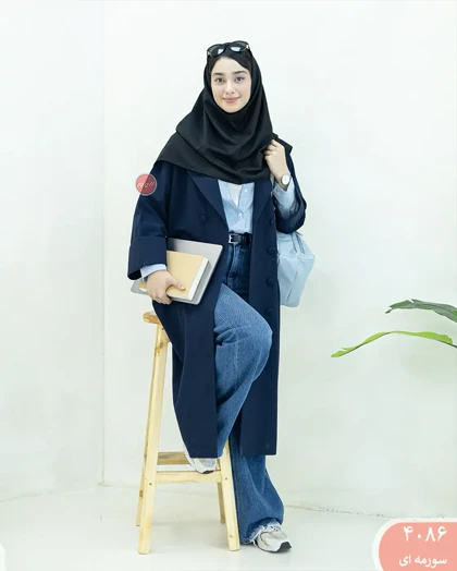 مانتو بلند ساینا 4086