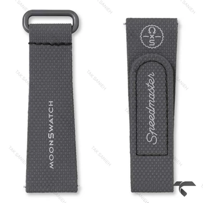 بند رابر امگا سواچ ماموریت به عطارد خاکستری Swatch-Strap-10733-U