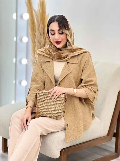 مانتو آستین پاگن نوشین