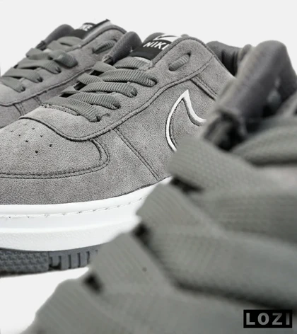 کفش کتانی مردانه طوسی نایک NIKE AIR FORCE مدل 2174