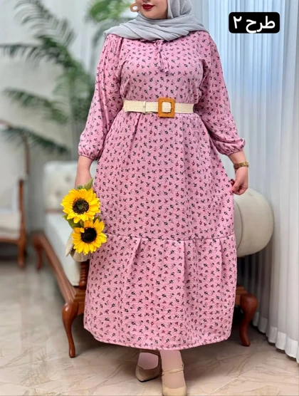 پیراهن کرپ نازیلا 3156