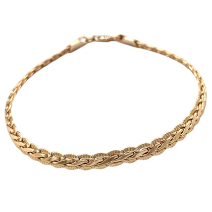 دستبند زنانه طرح بافت ژوپینگ