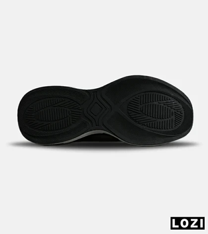 کفش کتانی ورزشی مشکی سفید Warrior Sneakers مدل 7854