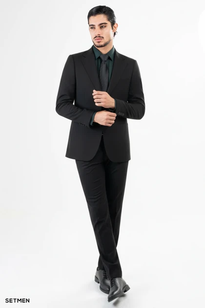 کت تک مردانه دو دکمه ساهارا