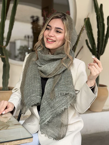 شال لینن کنفی نلی کد 771
