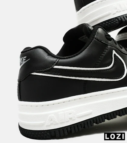 کفش کتانی مردانه و زنانه مشکی سفید نایک NIKE AIR FORCE