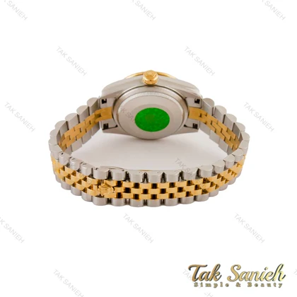 ساعت رولکس زنانه دو رنگ طلایی ویمبلدون دورنگین Rolex-5406-L