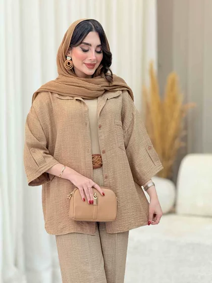 مانتو تک جیب آستین پاگن آندیا