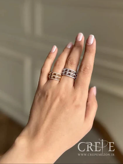 انگشتر ژوپینگ نگین‌دار