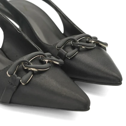 کفش مجلسی زنانه پاشنه‌دار 3 سانت مدل sandal valentino - 0095