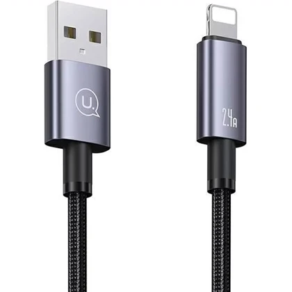کابل لایتنینگ یوسامز USAMS مدل US-SJ669 جریات 2.4 آمپر 2 متر
