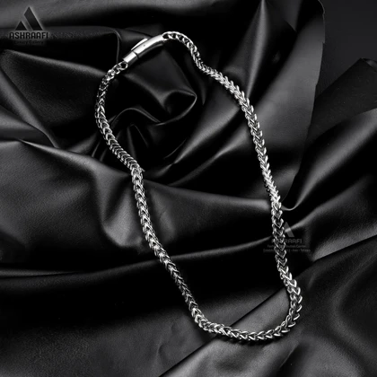 ست دستبند و گردنبند استیل Necklace & Bracelet Chain S9