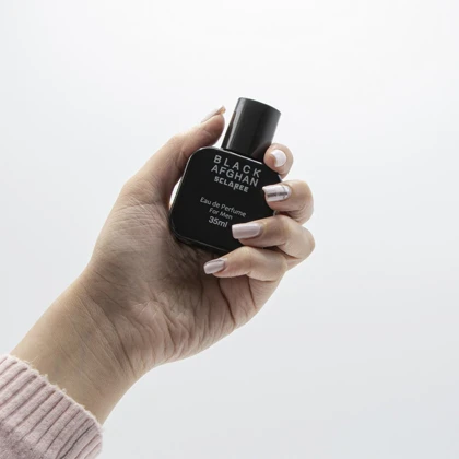 عطر جیبی مردانه اسکلاره مدل Black afghan حجم 35 میلی لیتر به همراه عطر جیبی مردانه اسکلاره مدل Crd Aventus حجم 35 میلی لیتر