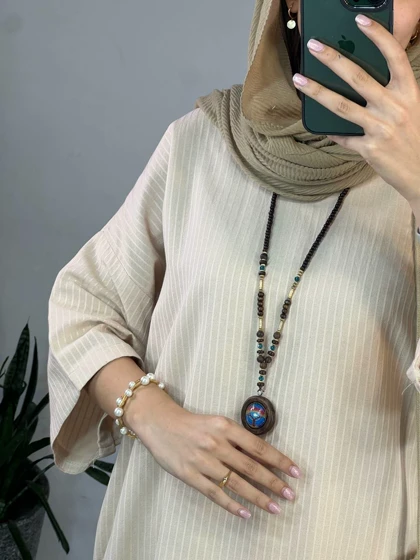 مانتو کفتان لینن الناز 2