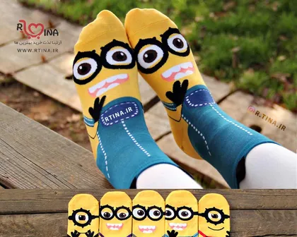 جوراب فانتزی طرح کارتونی مینیون Minions