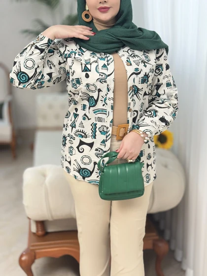 مانتو لینن دایموند 3237