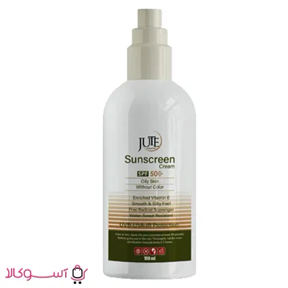 کرم ضد آفتاب ژوت پمپی مناسب پوست چرب مدل without color حجم 100 میل