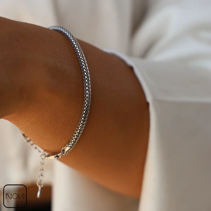 دستبند نقره جسیکا کد 3512131