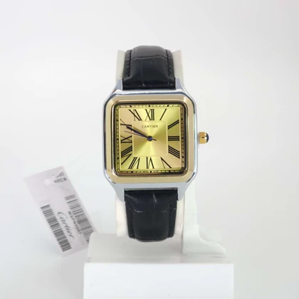 ساعت مچی مردانه کارتیر Cartier رنگ ثابت با بند چرم