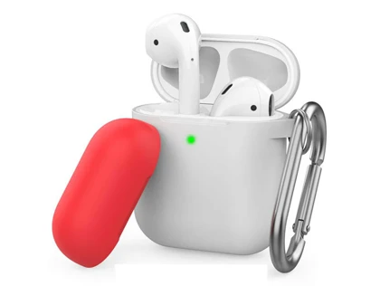کاور سیلیکونی دو درب قلاب دار ایرپاد 1 و 2 آها استیل AHAStyle PT46 Case Airpods 1/2