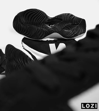 کفش کتانی مردانه مشکی سفید NEW BALANCE 547