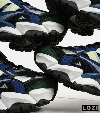 کفش کتانی مردانه و زنانه مشکی آبی لیمویی ADIDAS performance x9000l4 مدل 5805