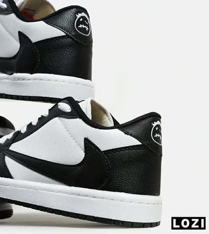 کفش کتانی مردانه سفید مشکی نایک NIKE travis scott