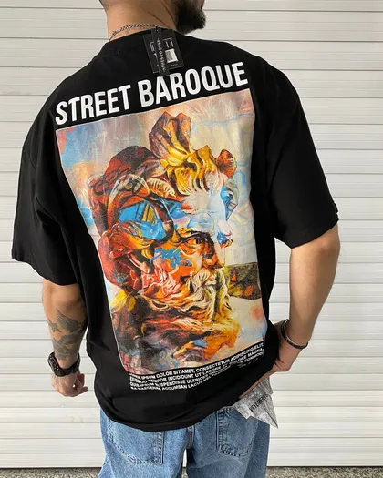 تیشرت طرح ZEUS Street Baroque