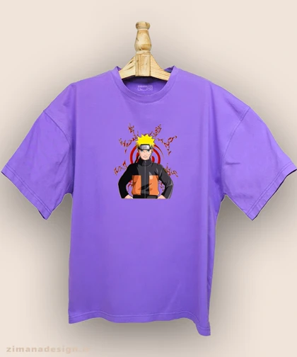 تیشرت لش مردانه و زنانه طرح ناروتو کد 907