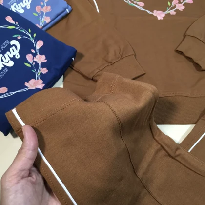 ست بلوز و شلوار دخترانه طرح قلب گل‌دار سایز 50 تا 60