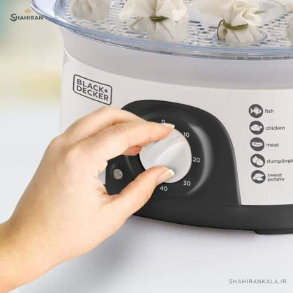 بخارپز 3 طبقه بلک اند دکر مدل BLACK and DECKER HS6000