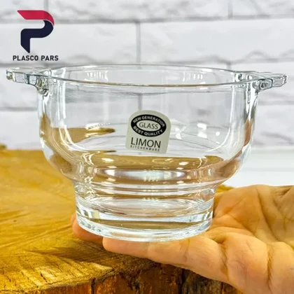 کاسه سوپ خوری شیشه ای تک نفره لیمون