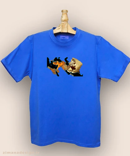 تیشرت مردانه و زنانه اصیل ایرانی طرح نقشه ایران در زمان کوروش بزرگ