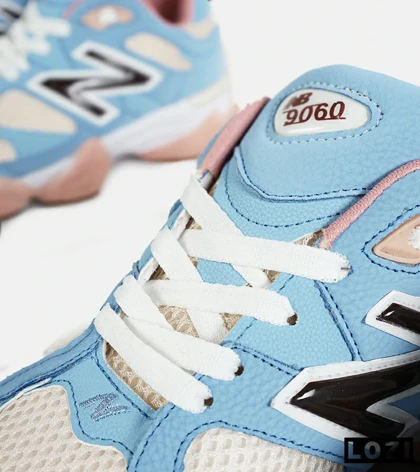 کفش کتانی مردانه و زنانه آبی کرم گلبهی NEW BALANCE 9060