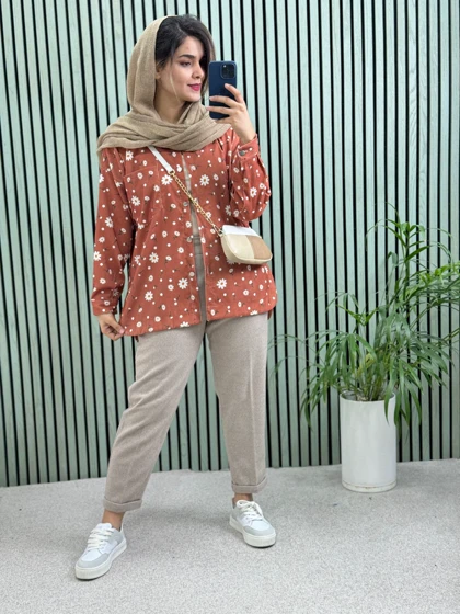 مانتو کبریتی طرحدار