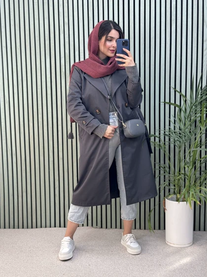 بارانی آستردار بلند پروا