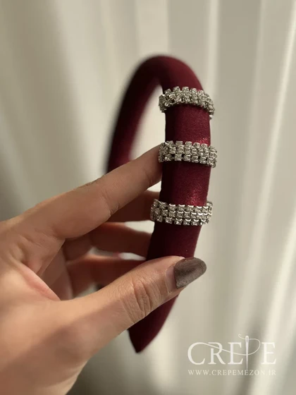 تل ساتن بغل نگینی