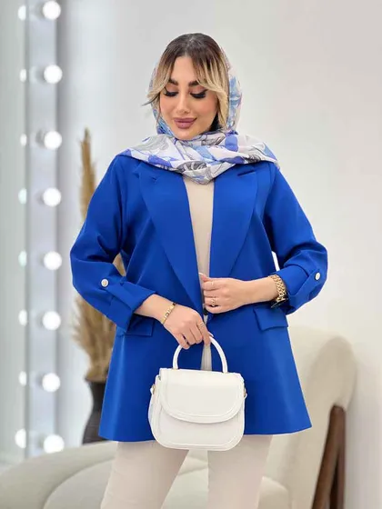 مانتو دو جیب آستین پاگن