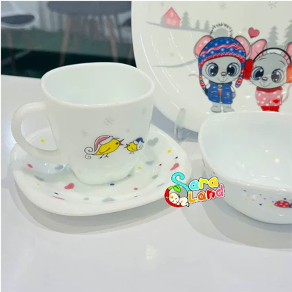 سرویس غذاخوری کودک آرکوپال 5 تکه طرح موش