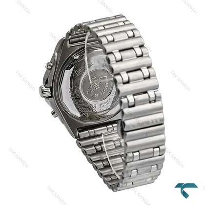ساعت مردانه برایتلینگ Chronomat سیلور صفحه سفید پاندا Breitling-6699-G