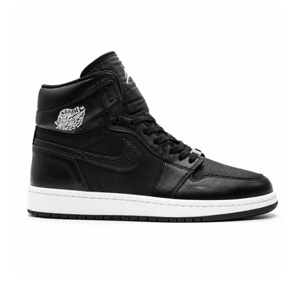 کفش و کتانی مردانه و زنانه ساق‌دار مدل NIKE JORDAN 1 رنگ مشکی کد 2123