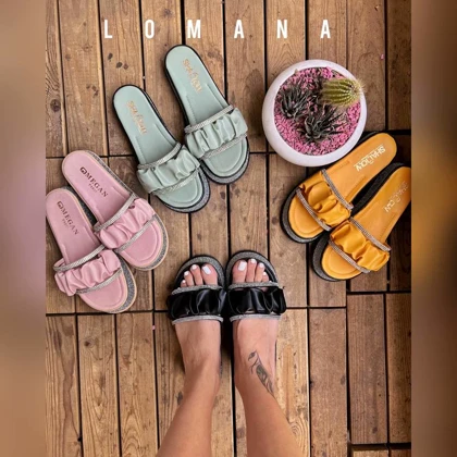 صندل چرم و نگین