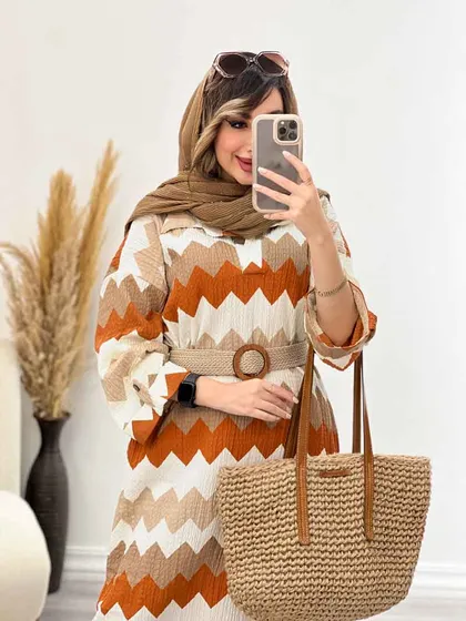 پیراهن بلند آستین پاگن