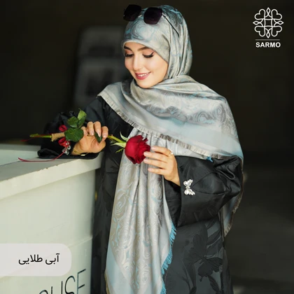 روسری ژاکارد رونا گل رز -140
