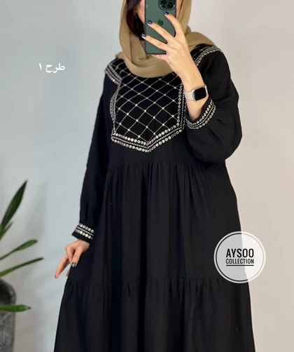 پیراهن مانتویی طناز