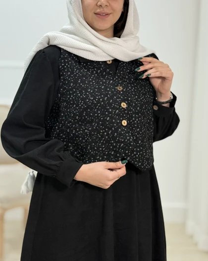 ست پیراهن و وست گلی کد محصول 1520