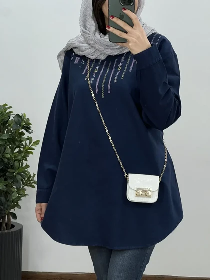 مانتو جلو گلدوزی رعنا 3