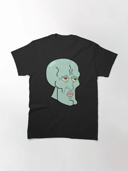 تیشرت Spongebob | تیشرت باب اسفنجی طرح Handsome Squidward کد 118901