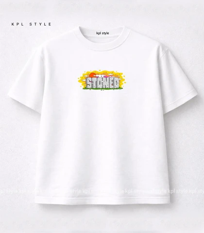تیشرت باکسی یونیسکس طرح STONED کد 1494
